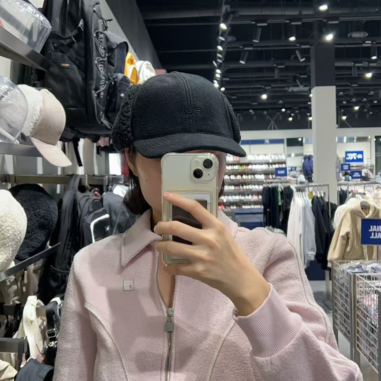 韓國 FILA Linear Earflap Cap【FA096】