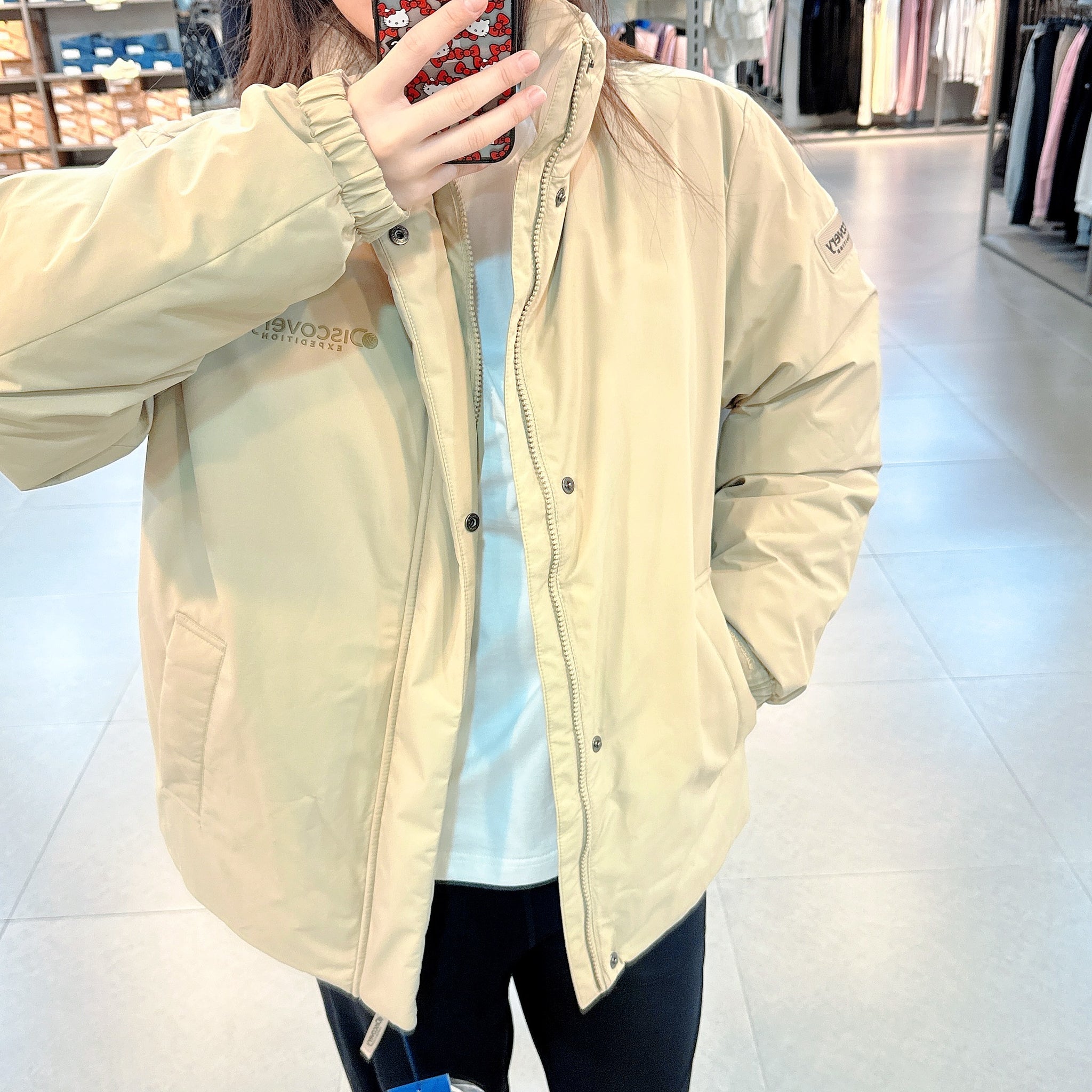 韓國 Discovery Stanley Goose Down Men's Short Padding (鵝絨)【DY193】