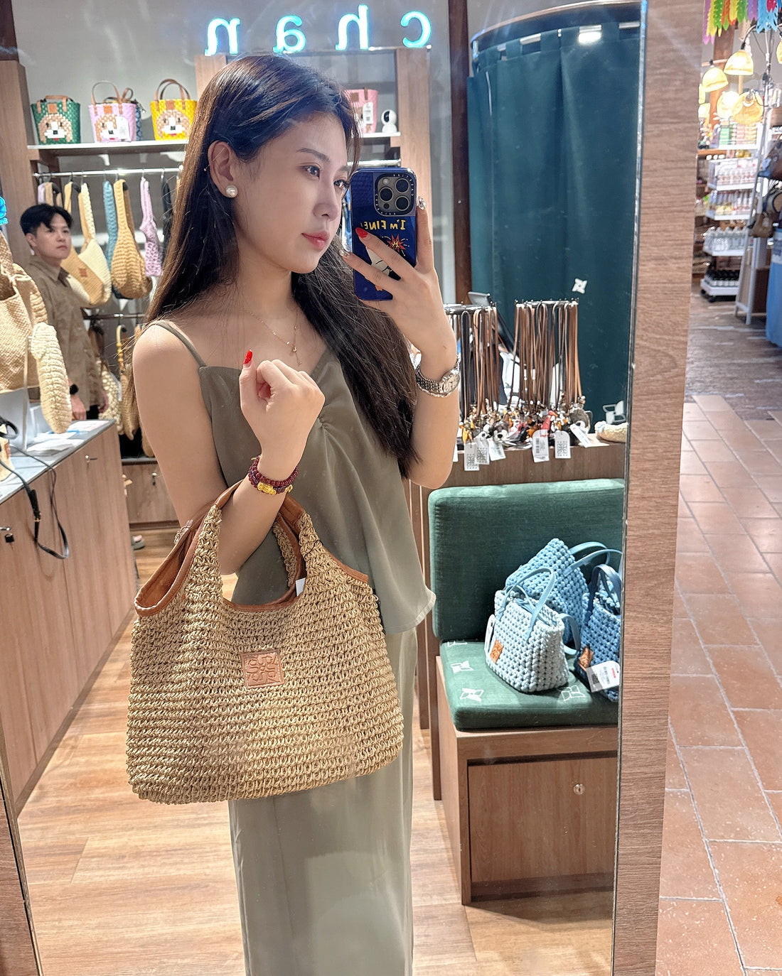 泰國 Chan Straw Hobo Tote Bag【SW634】