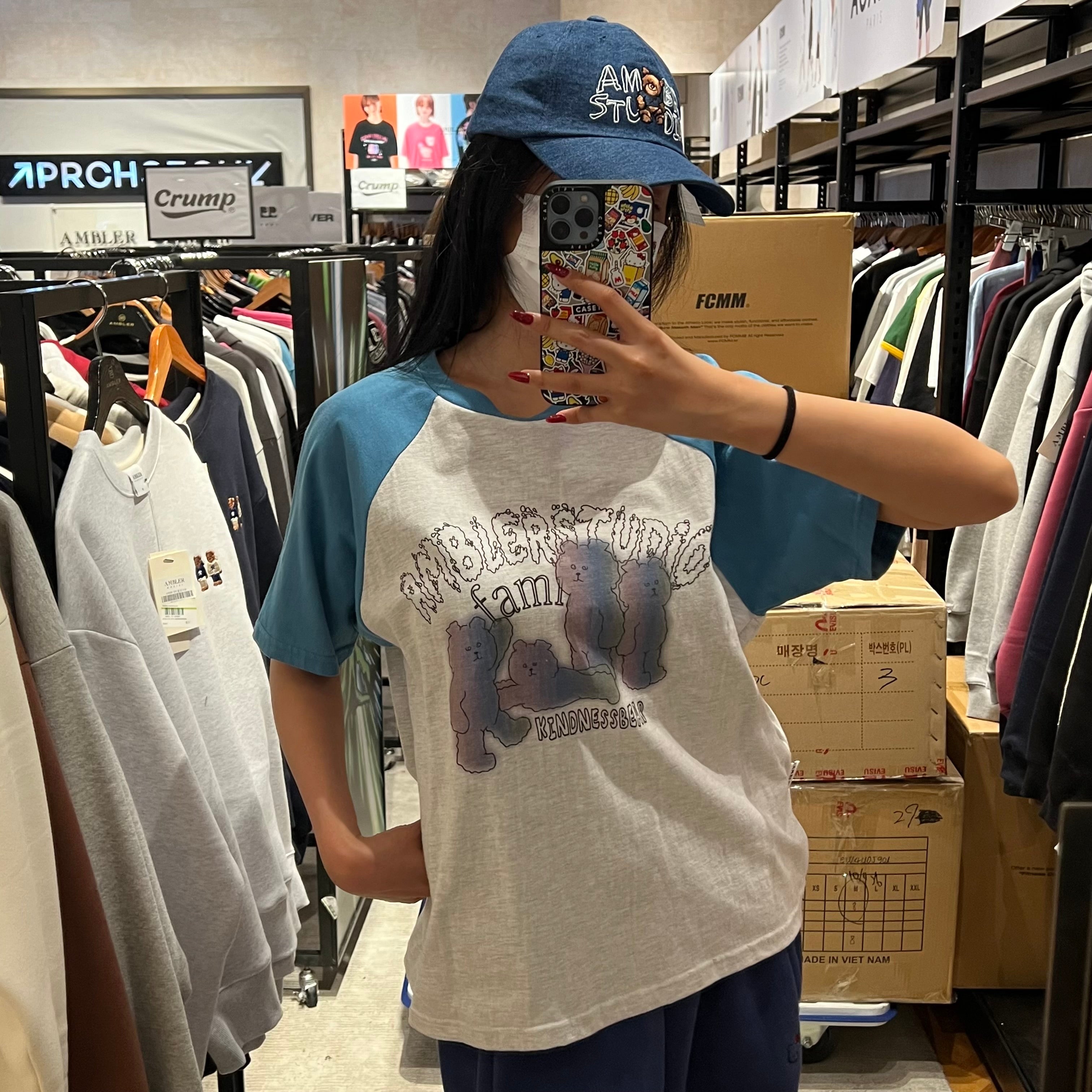 韓國 Ambler Kindness Family Overfit Short Sleeve T-Shirt【AR027】 - STT Mall HK 靚太網購