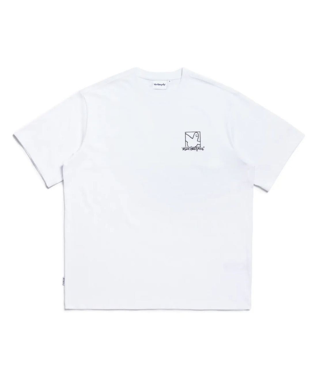 韓國 Mark Gonzales Angel Box Logo Graphic Short Sleeve T-Shirt【MG057】