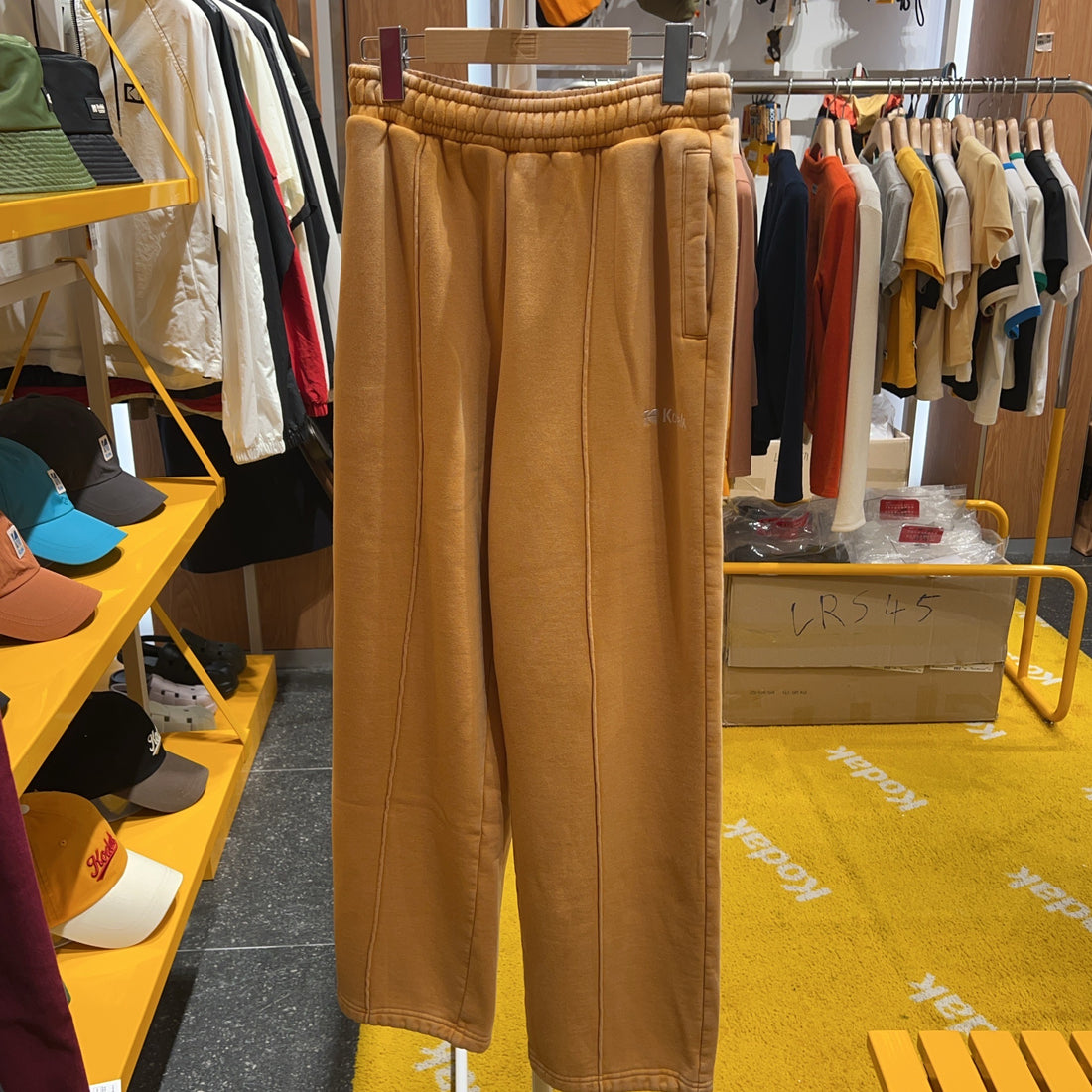 韓國 Kodak Essential Snowwashed Fleece Straight Pants【KK032】