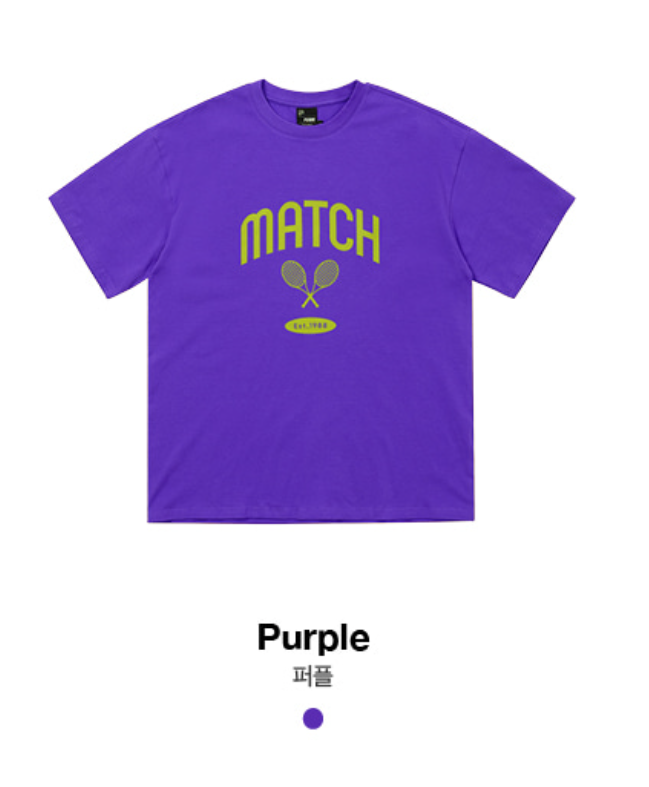 韓國 FCMM Tennis Match T-Shirt【FM015】