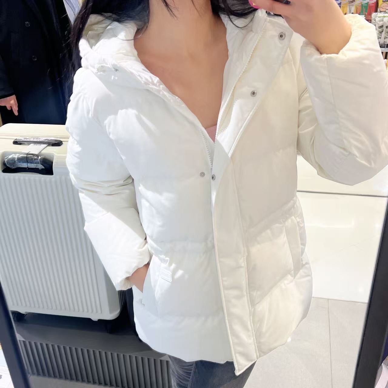 韓國 National Geographic Women's Waist String Hooded Duck Down Jumper (鴨絨)【NG280】