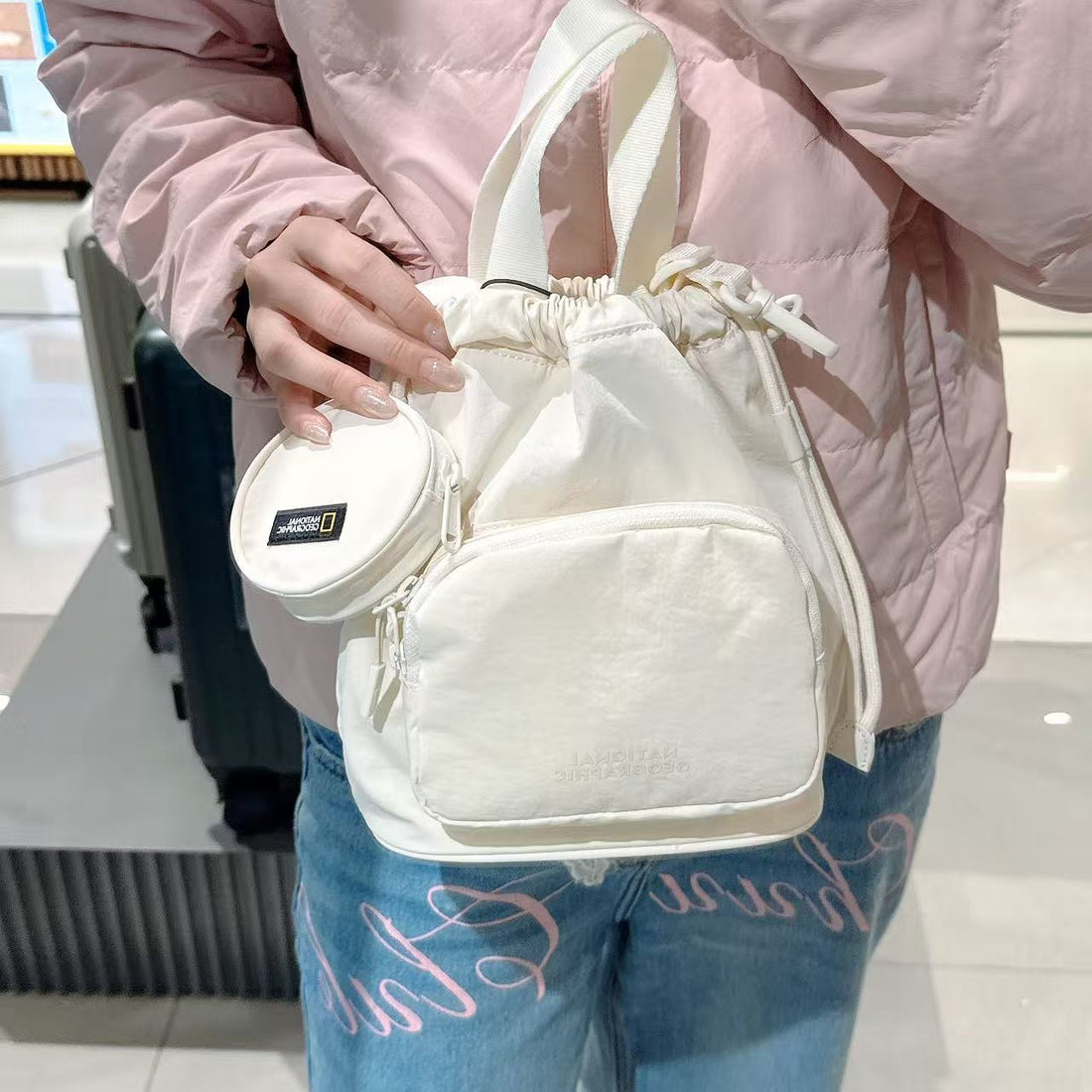 韓國 National Geographic ADELIE Bucket Bag【NG035】