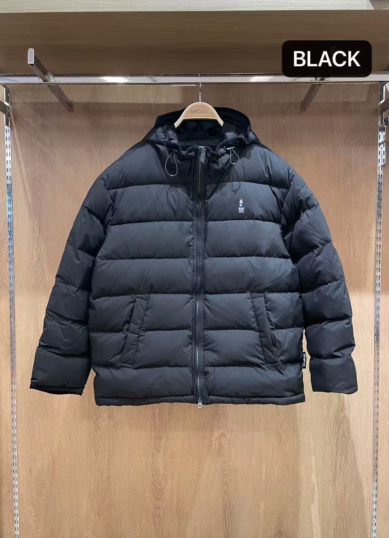 韓國 WhoAU Light Hooded Down Jacket【WA078】