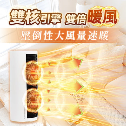 日本 Yohome 立臥式廣角4D搖頭萬用全身速熱暖風機（新風版）【SM235】