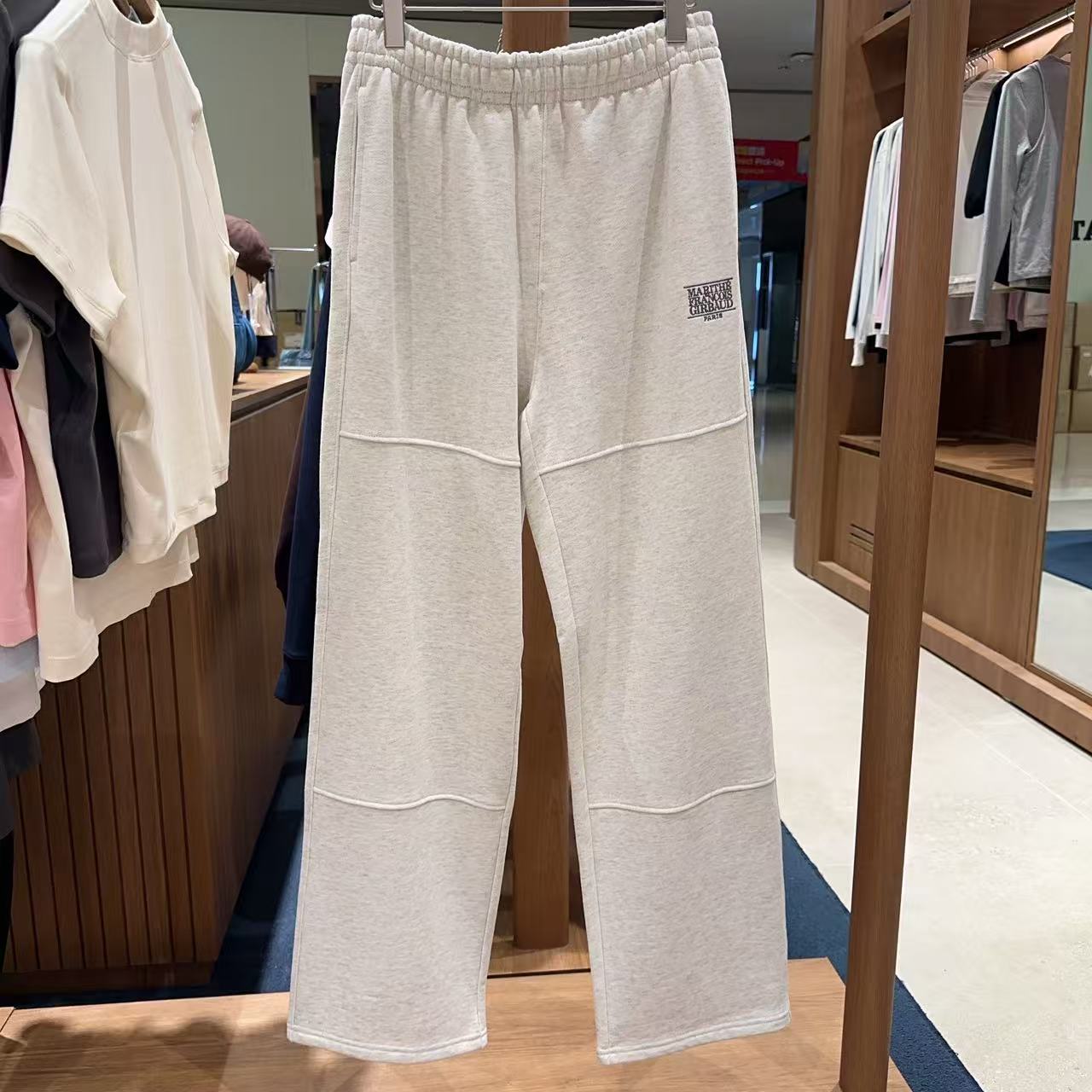 韓國 Marithe Francois Girbaud Classic Logo Sweat Pants【MF725】