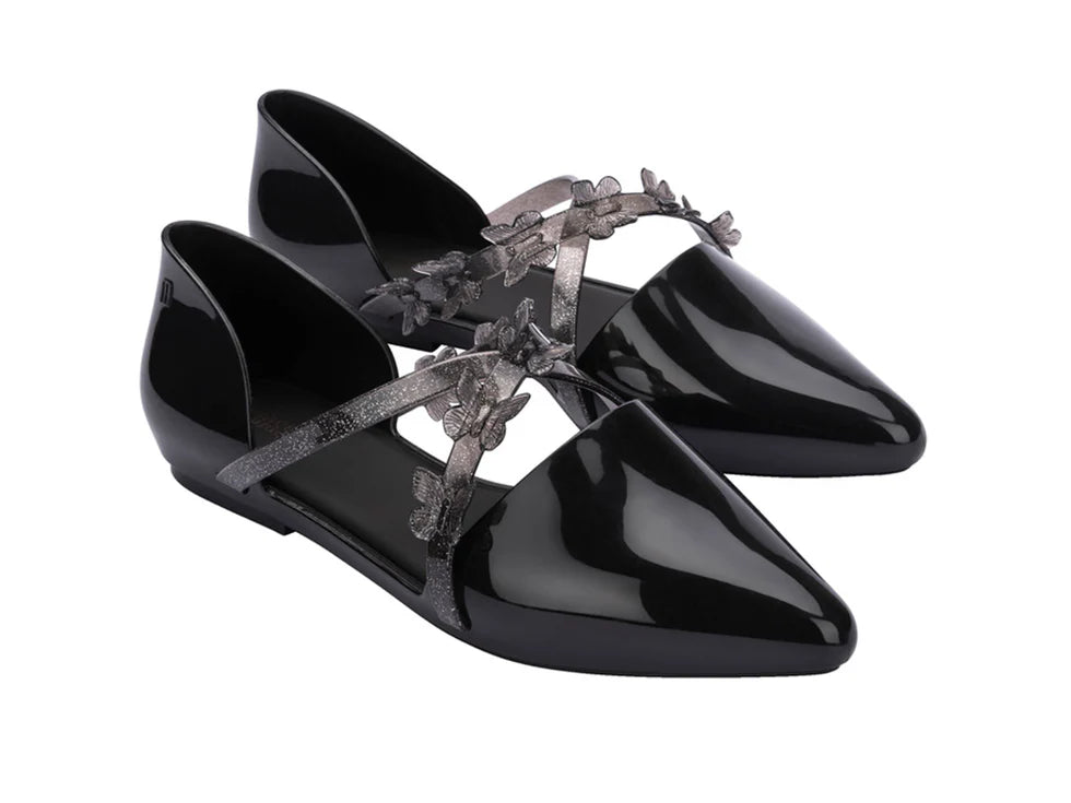 Melissa 33638 MELISSA POINTY STRIPE FLY AD【SS1001】