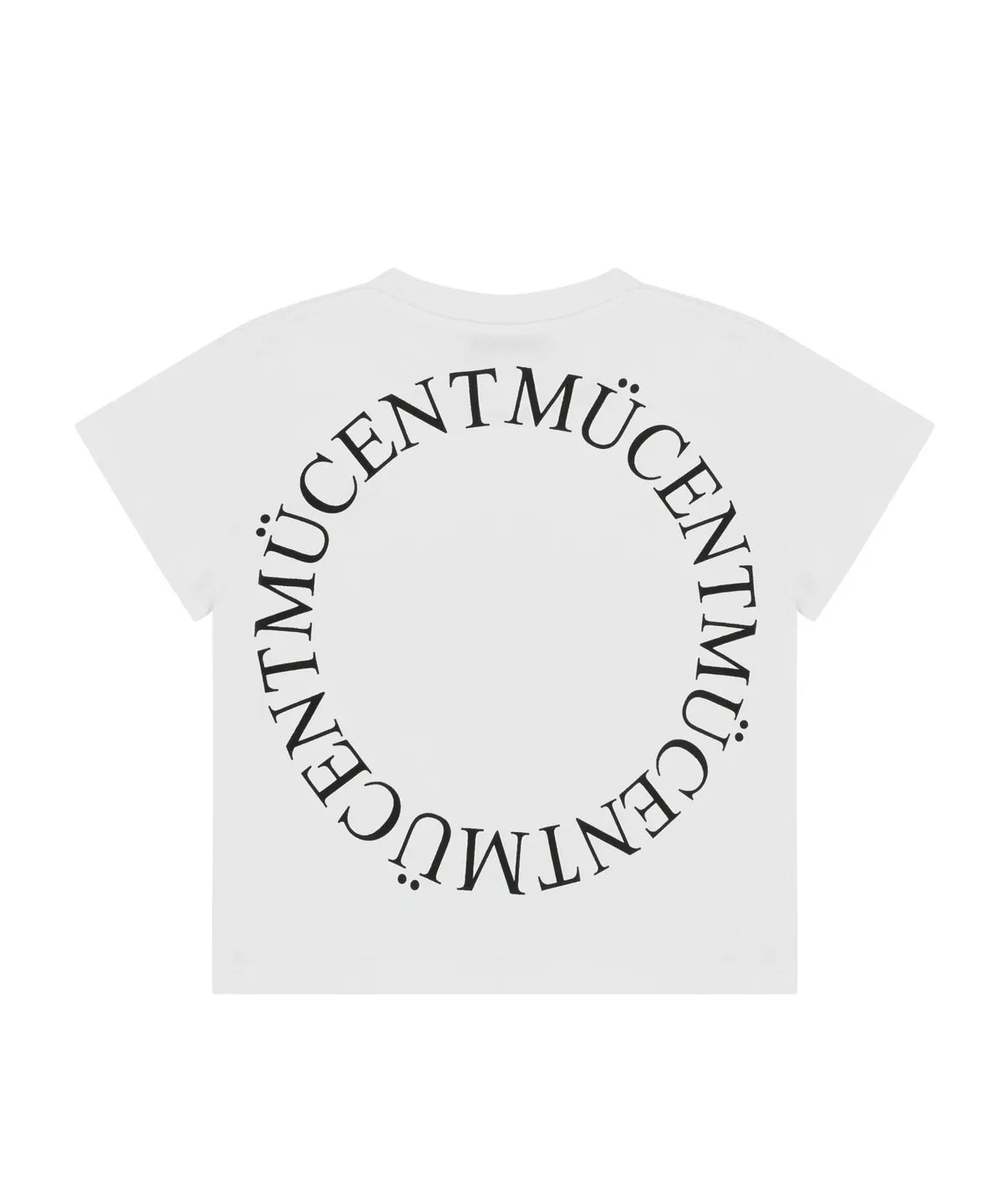 韓國 Mucent Signature Back Logo Crop T-Shirt【MU026】