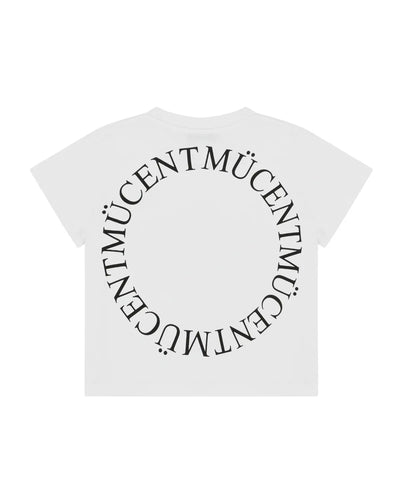 韓國 Mucent Signature Back Logo Crop T-Shirt【MU026】