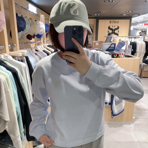 韓國 Satur Small Logo Long T-shirt【SR079】