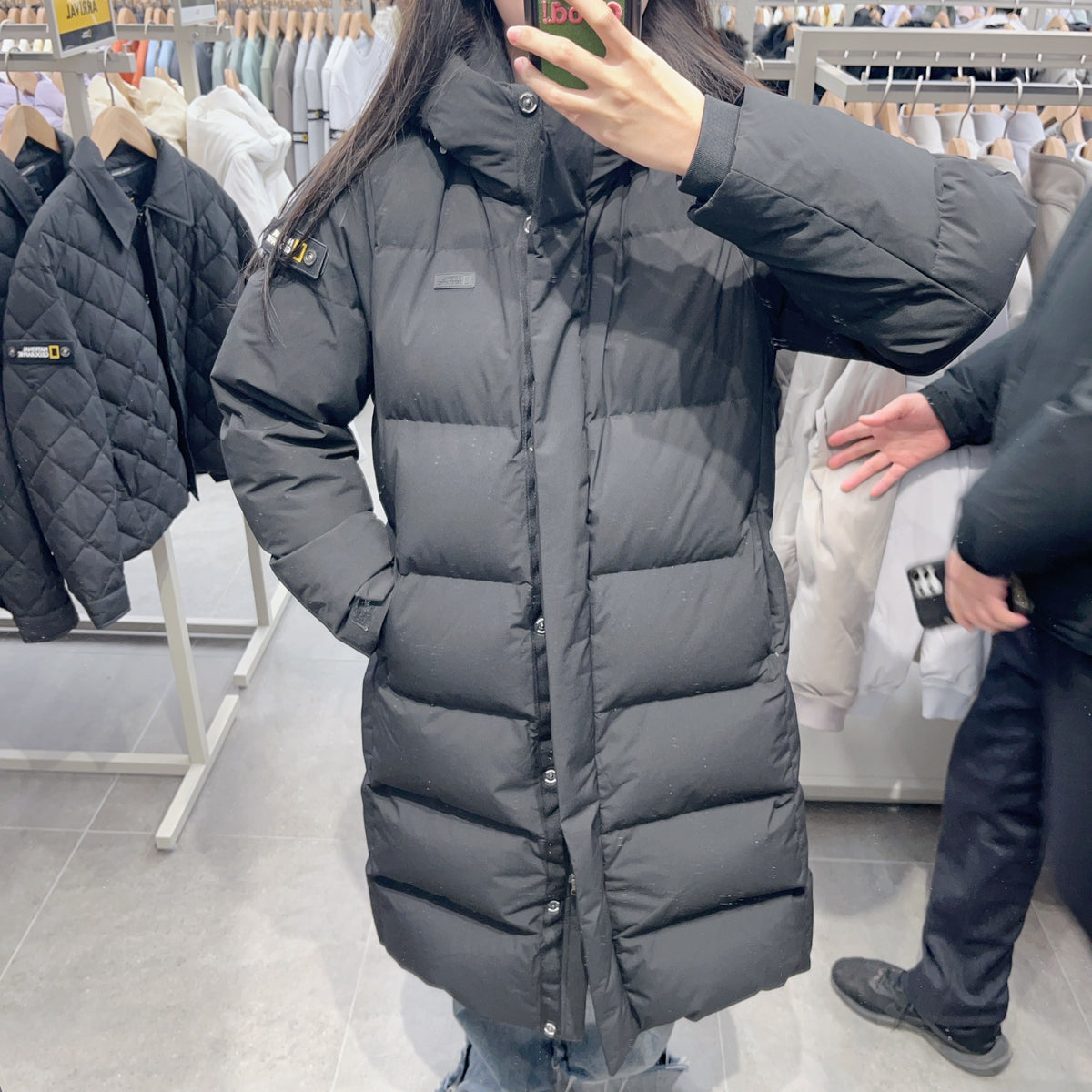 韓國 National Geographic 女裝CAYMAN長羽絨外套【NG143】 - STT Mall HK 靚太網購