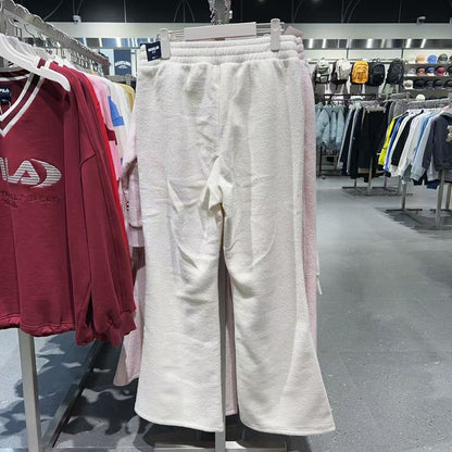 韓國 FILA CASA Tennis Fleece Terry Bootcut Pants【FA061】