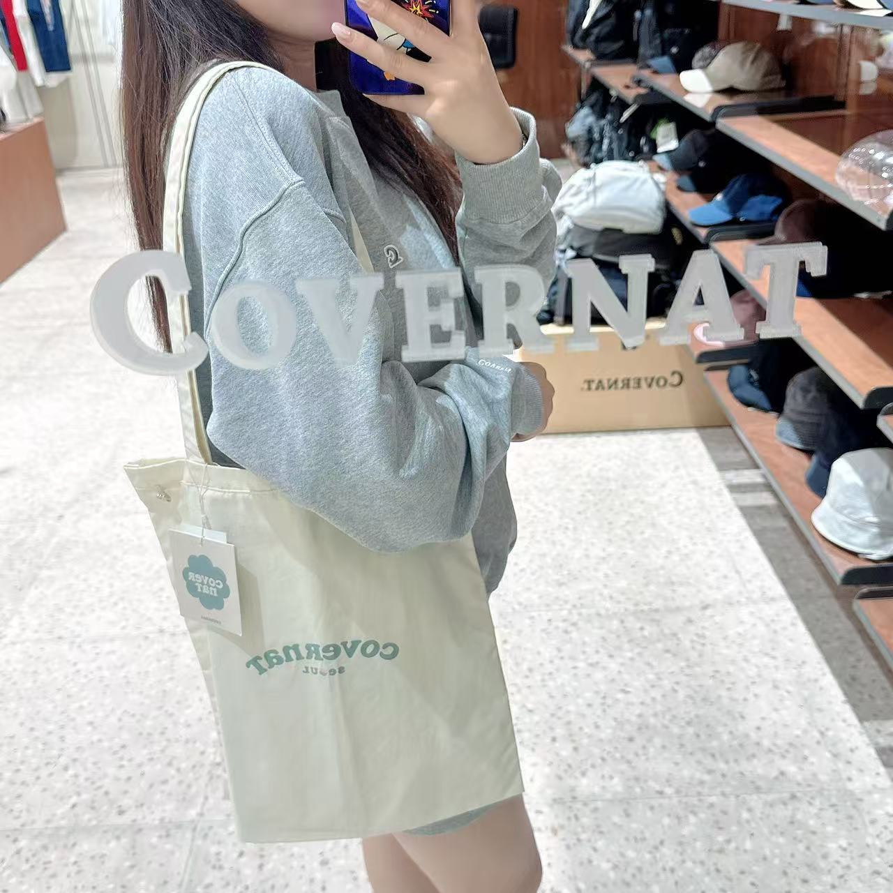 韓國 Covernat Clover Heart Cooper Logo Seoul Eco Bag【CO091】