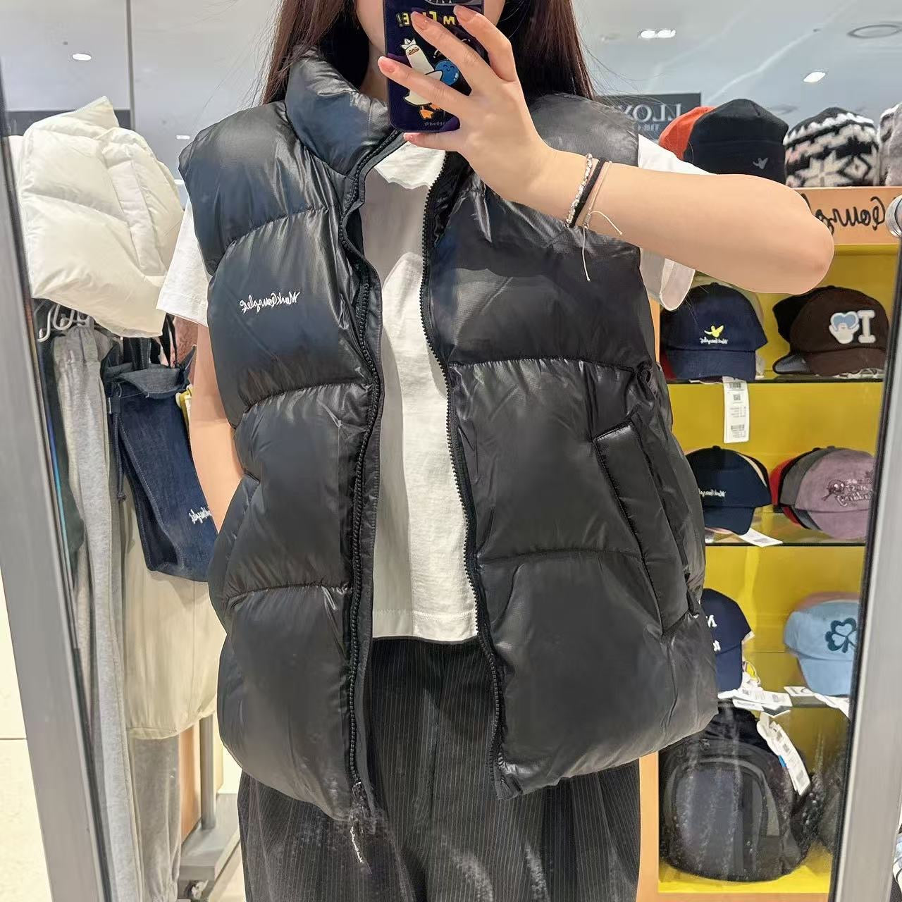 韓國 Mark Gonzales Sign Logo Down Vest (鴨絨)【MG179】