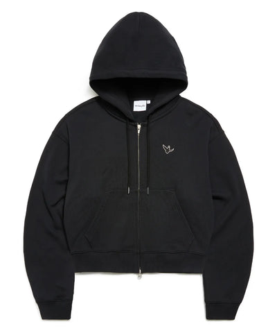 韓國 Mark Gonzales Angel Embroidered Women's Crop Hoodie【MG102】