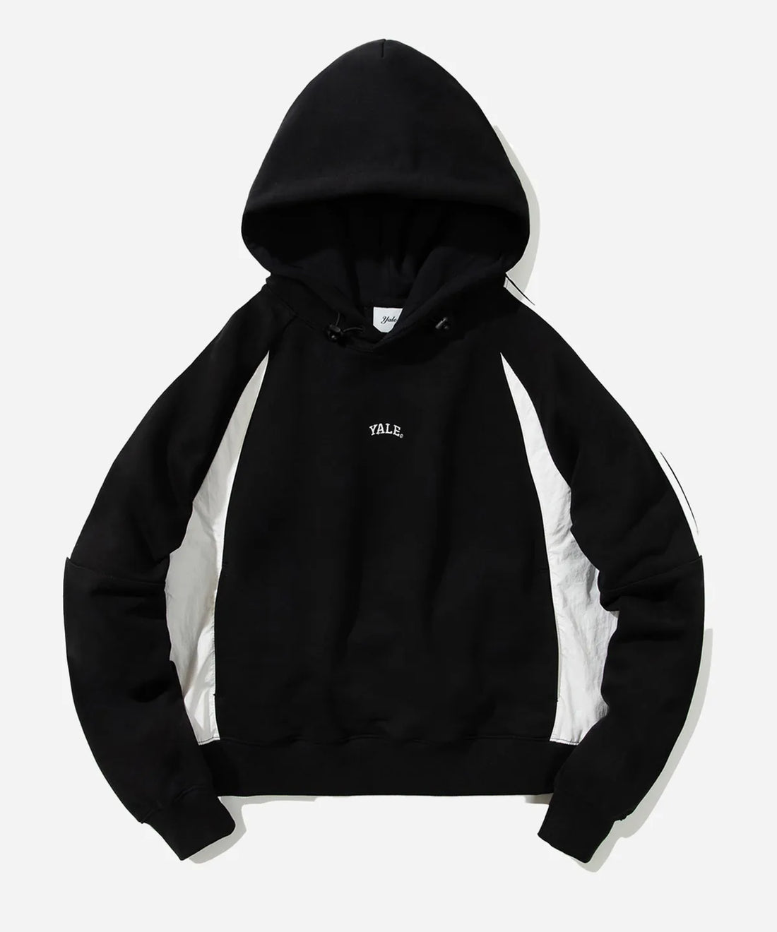 韓國 Yale Fabric Mix Crewneck Hoodie【YA046】