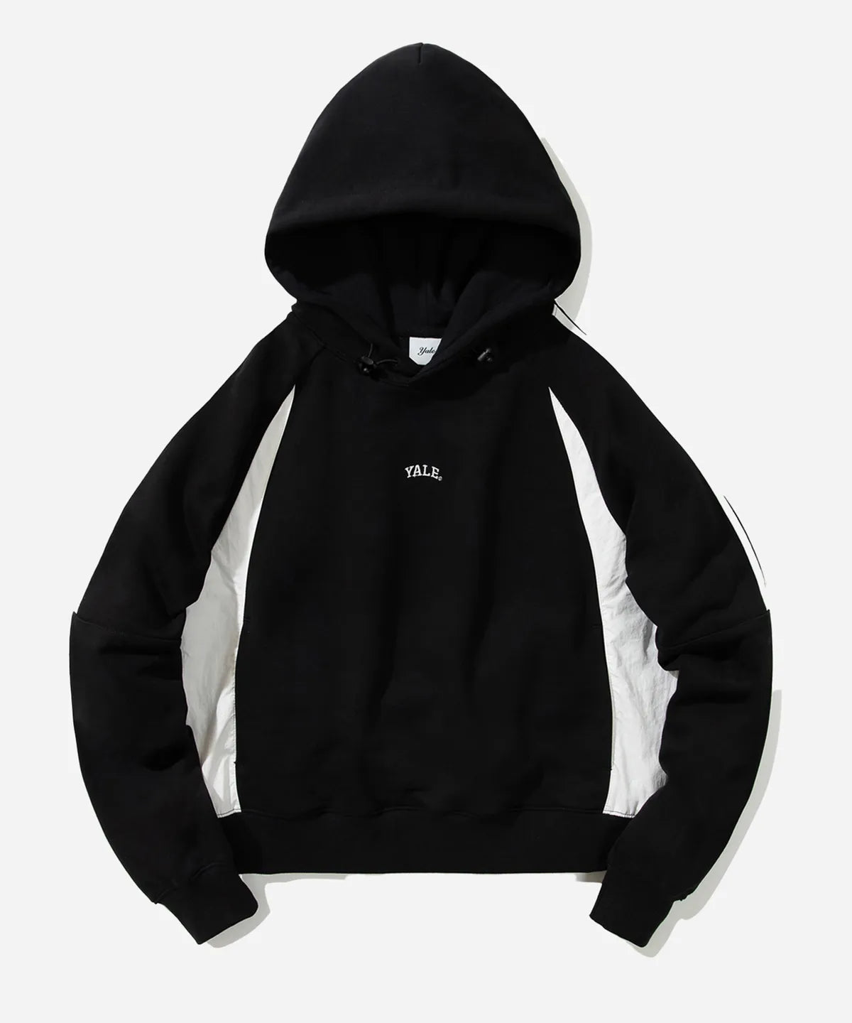 韓國 Yale Fabric Mix Crewneck Hoodie【YA046】