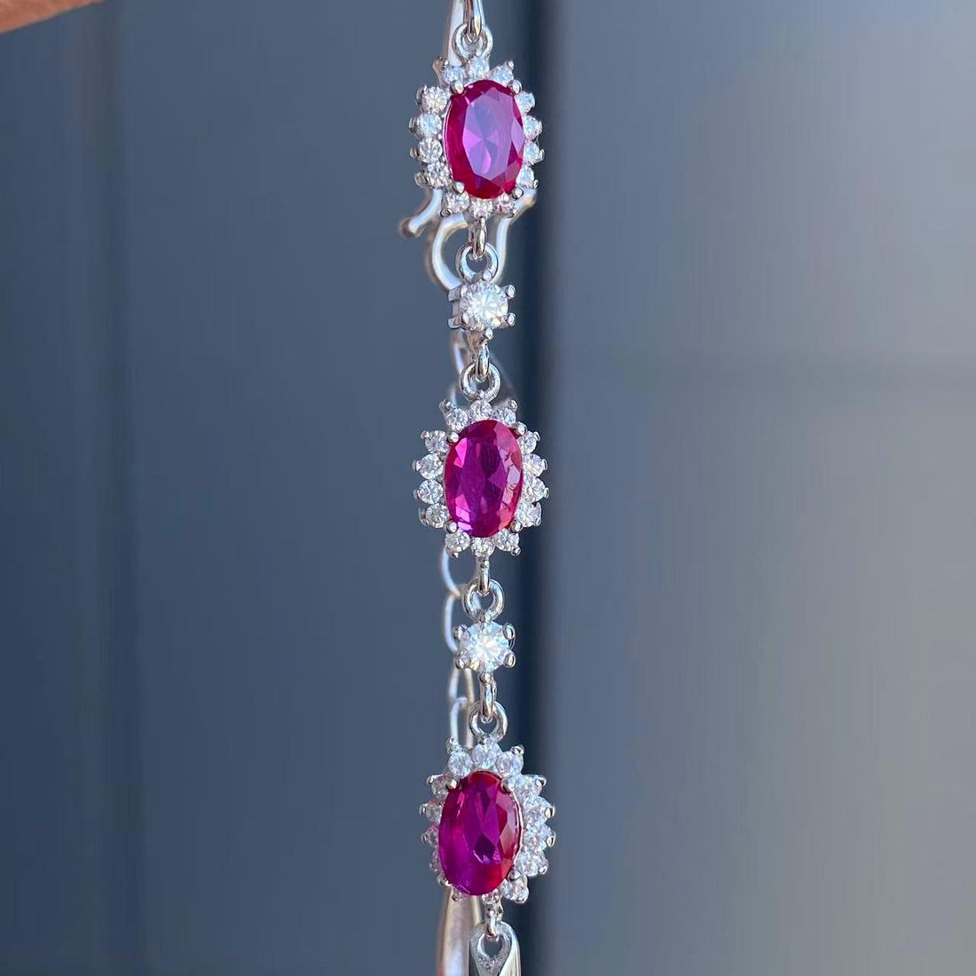 日本直送 戴妃款紅寶石手鍊【JS345】