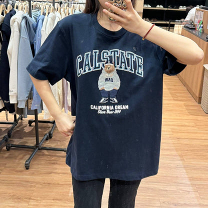 韓國 Who.A.U Steve Patch T-Shirt【WA049】 - STT Mall HK 靚太網購