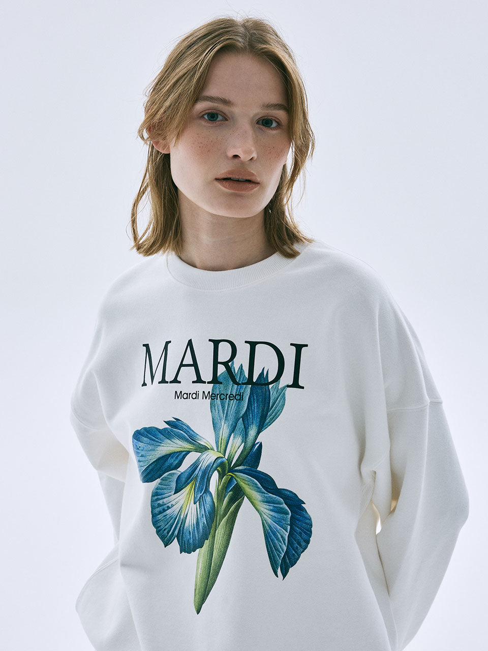 韓國 Mardi Mercredi Sweatshirt Lilies 07【MM277】