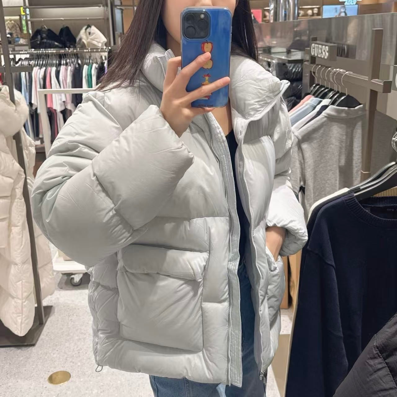 韓國 Guess Uni Zero Goose Puffer (鵝絨)【GU020】