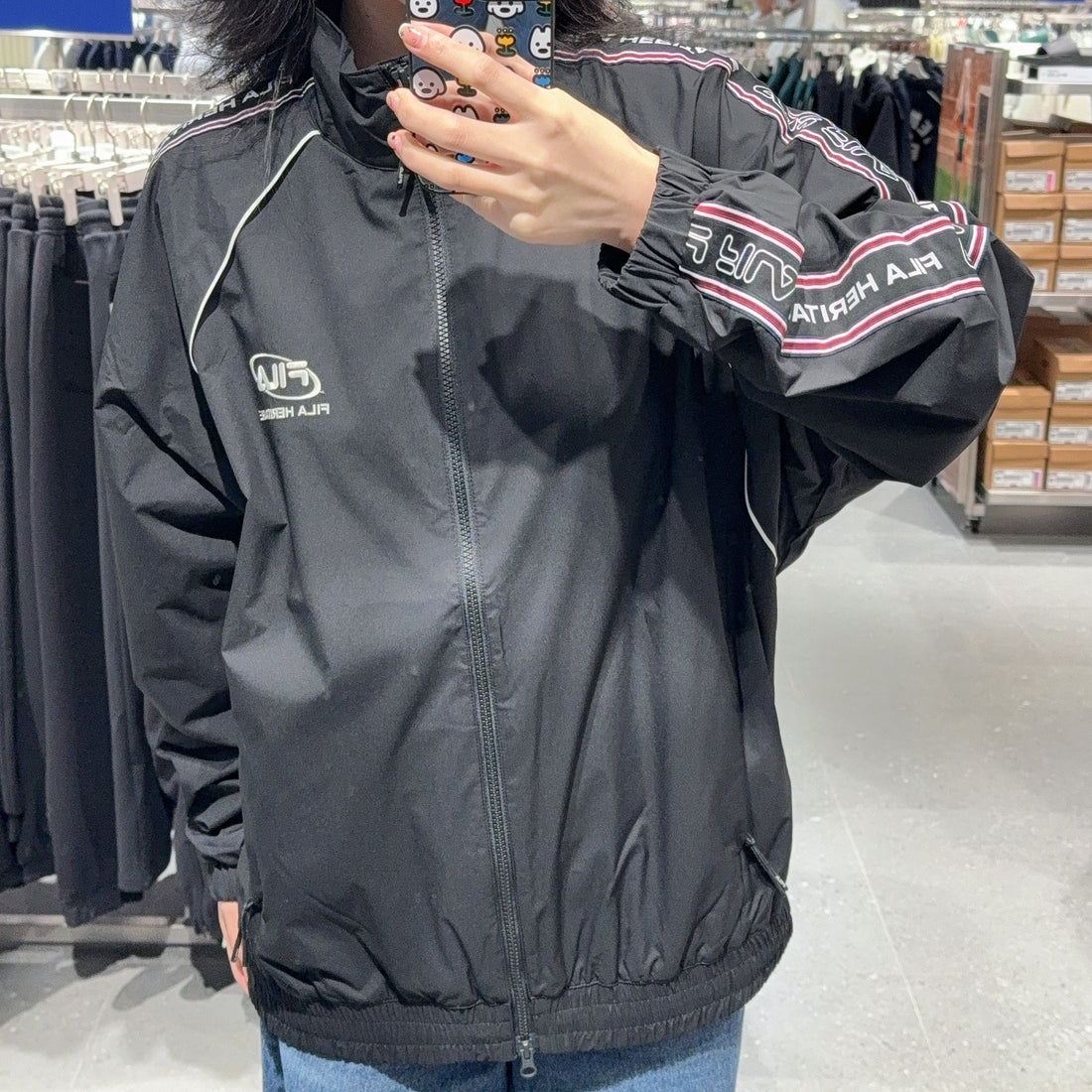 韓國 FILA Tape Woven Windbreaker【FA231】