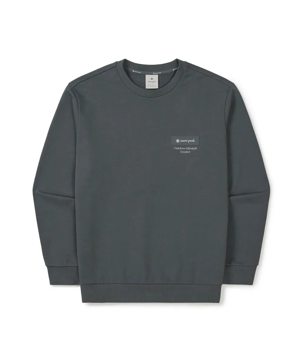 韓國 Snowpeak Land Lettering Woven Patch Sweatshirt【SN094】