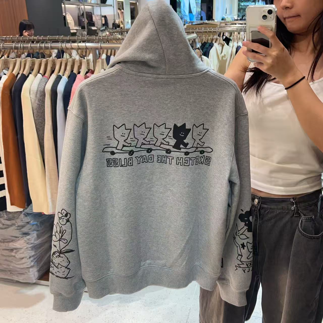 韓國 Wacky Willy Graffiti graphic hooded sweatshirt【WW029】