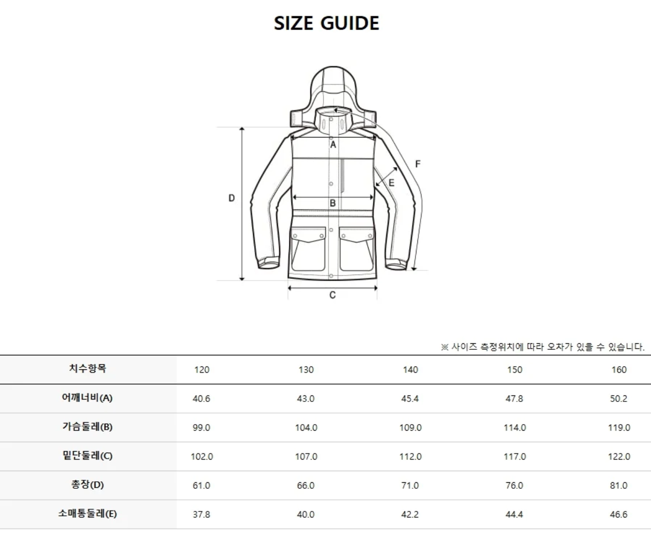 韓國 Discovery Kids Gravy Down Mid-Padding (鴨絨)【DY204】