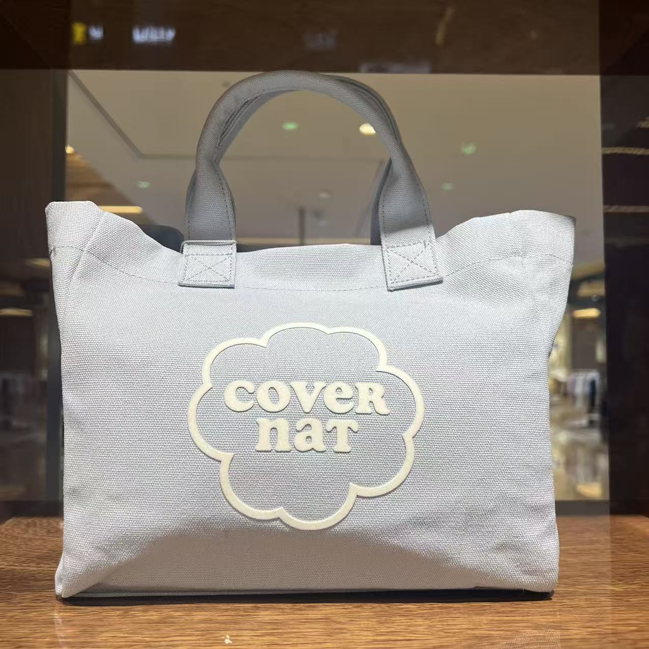 韓國 Covernat Cloverheart Canvas Mini Tote Bag【CO007】