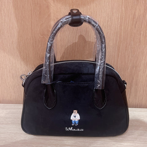 韓國 Who.A.U Sude Boston Bag【WA198】