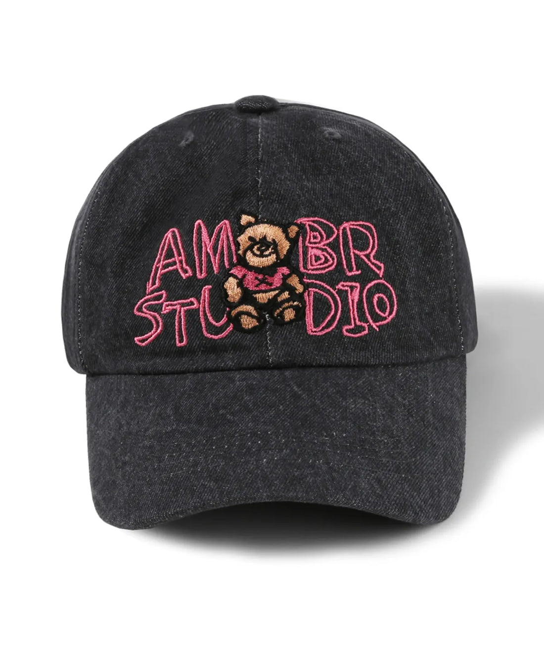 韓國 Ambler Smile Bear-Denim Ball Cap Baseball Cap【AR112】