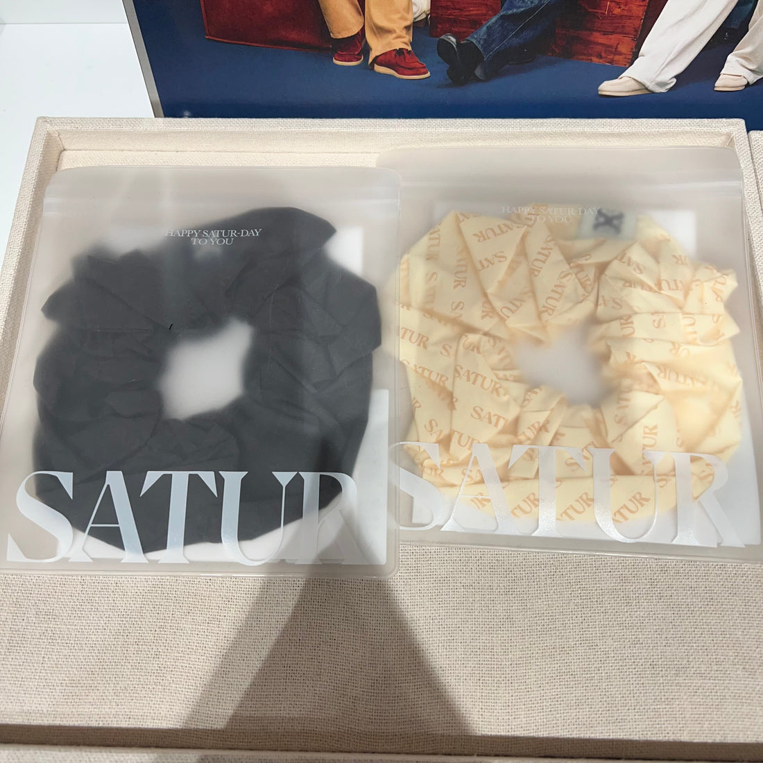 韓國 Satur Classic Logo Scrunchie【SR246】