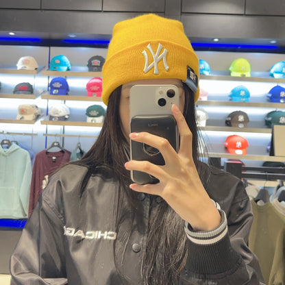 韓國 New Era League Basic Cuff NY Beanie【NE053】