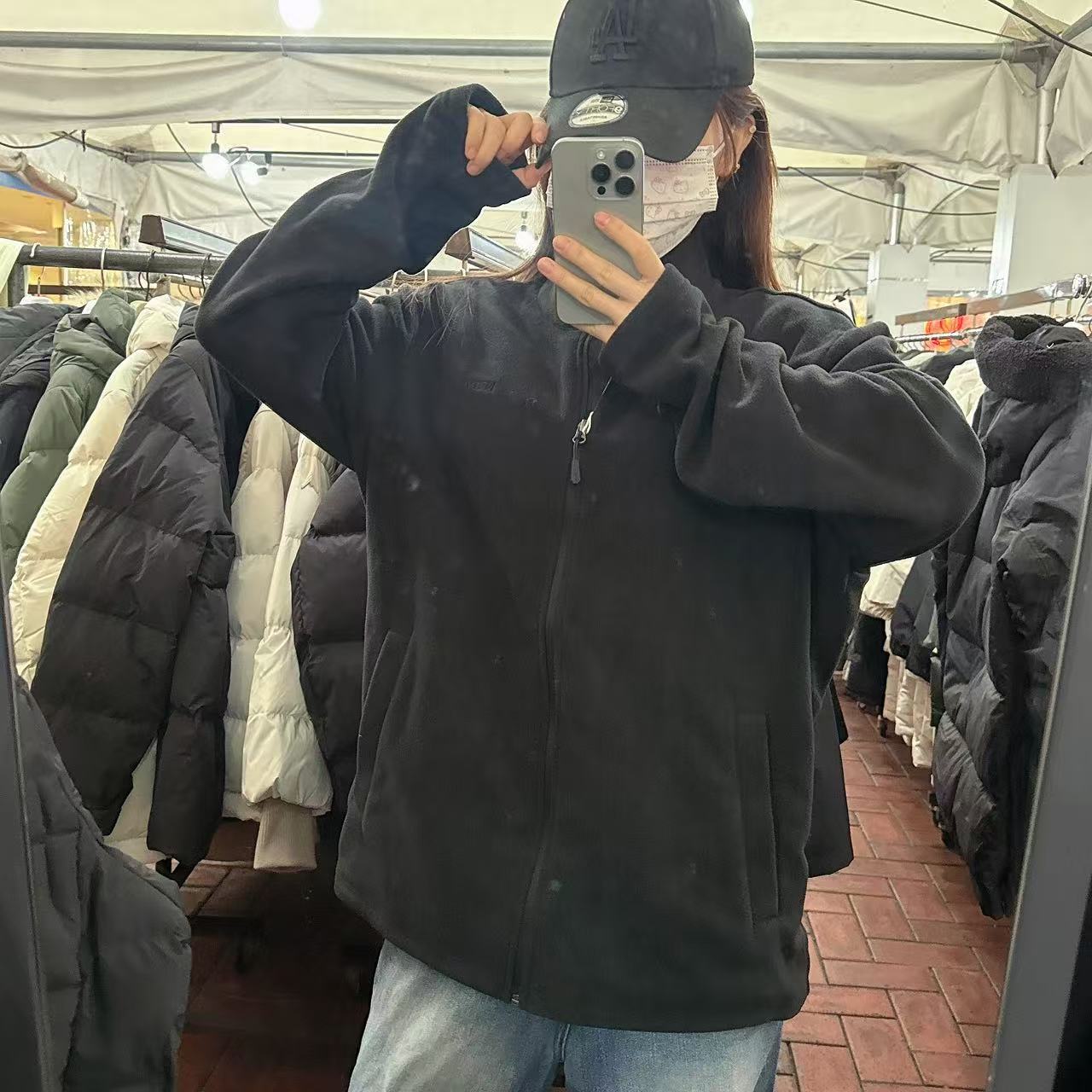 韓國 NEPA Unisex Basic Micro Fleece Jacket【NA034】