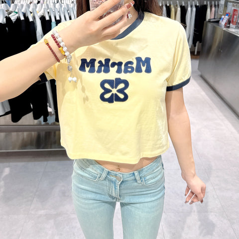 韓國 Markm (W) WAVE T-SHIRT【MA077】