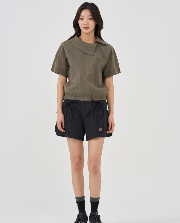 韓國 BBC Asymmetric Collar Anorak【BC091】