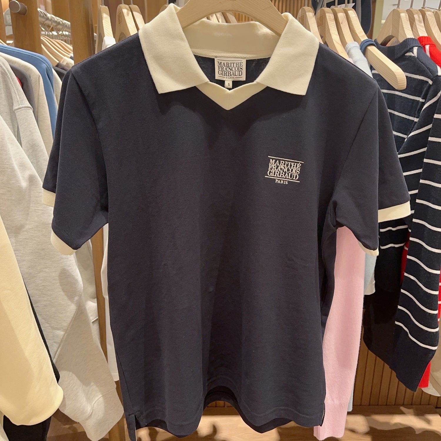 韓國 Marithe Francois Girbaud MOUVEMENT UNI COLLAR TEE【MF456】