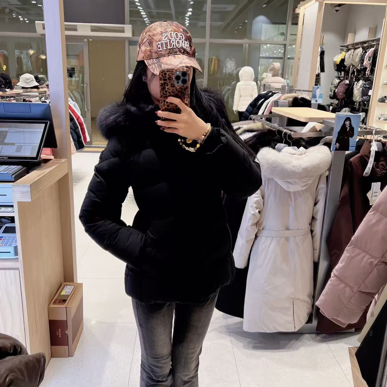 韓國 Eider SCARLETT Women's Basic Middle Down Jacket (鵝絨)【ER098】