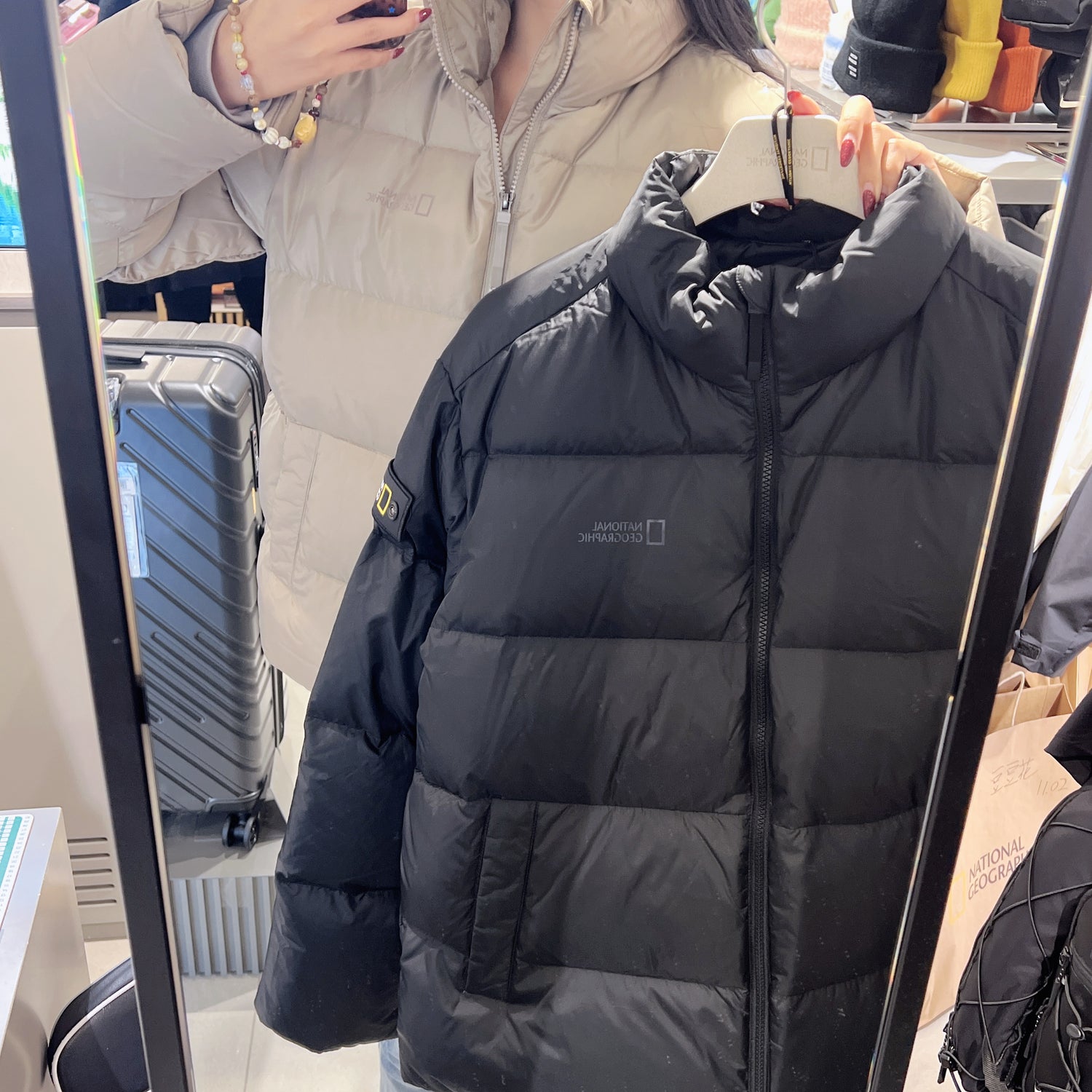 韓國 National Geographic Aira High Neck Goose Down Jumper (鵝絨)【NG148】