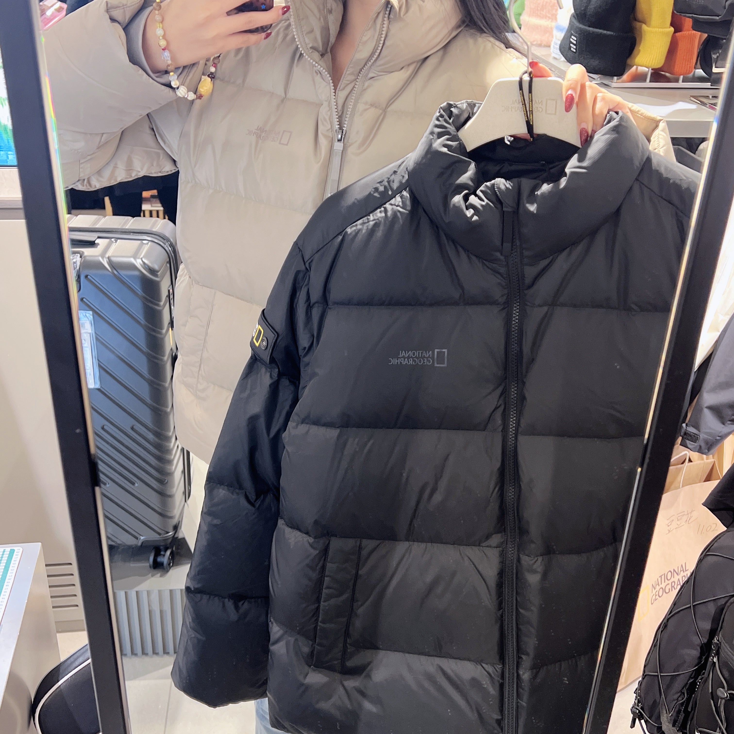 韓國 National Geographic Aira High Neck Goose Down Jumper (鵝絨)【NG148】