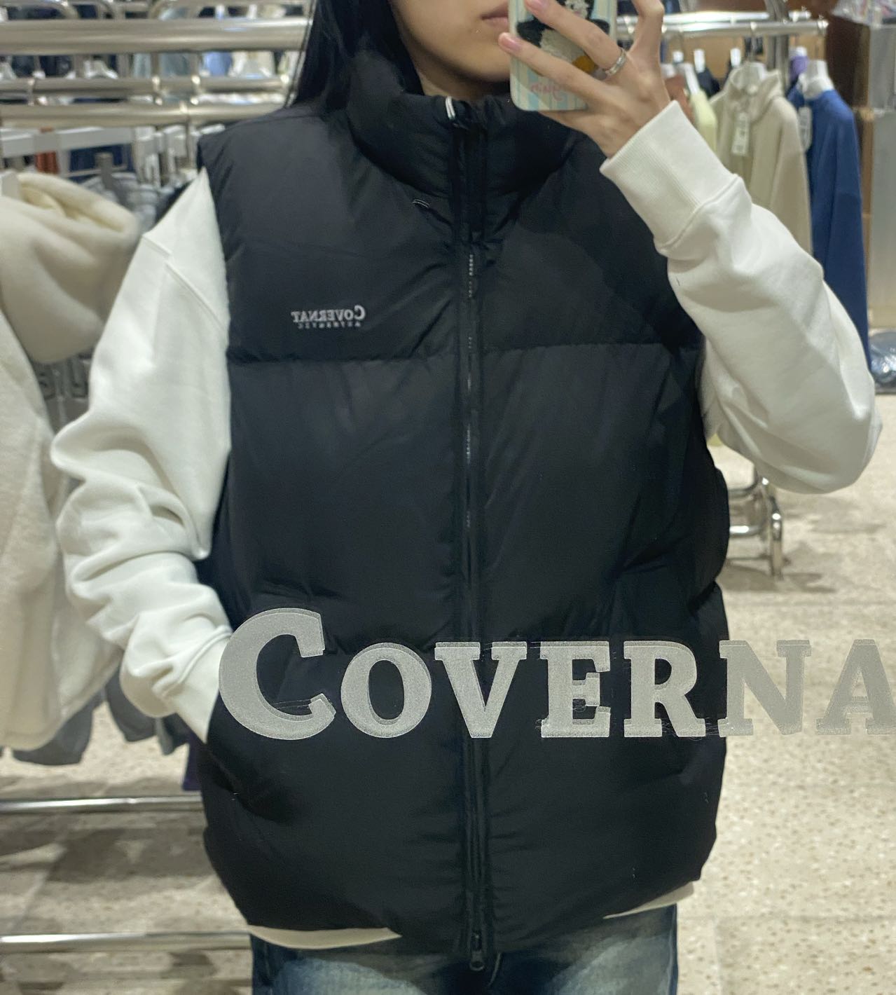 韓國 Covernat Civic Cotton Fill Down Vest【CO025】 - STT Mall HK 靚太網購