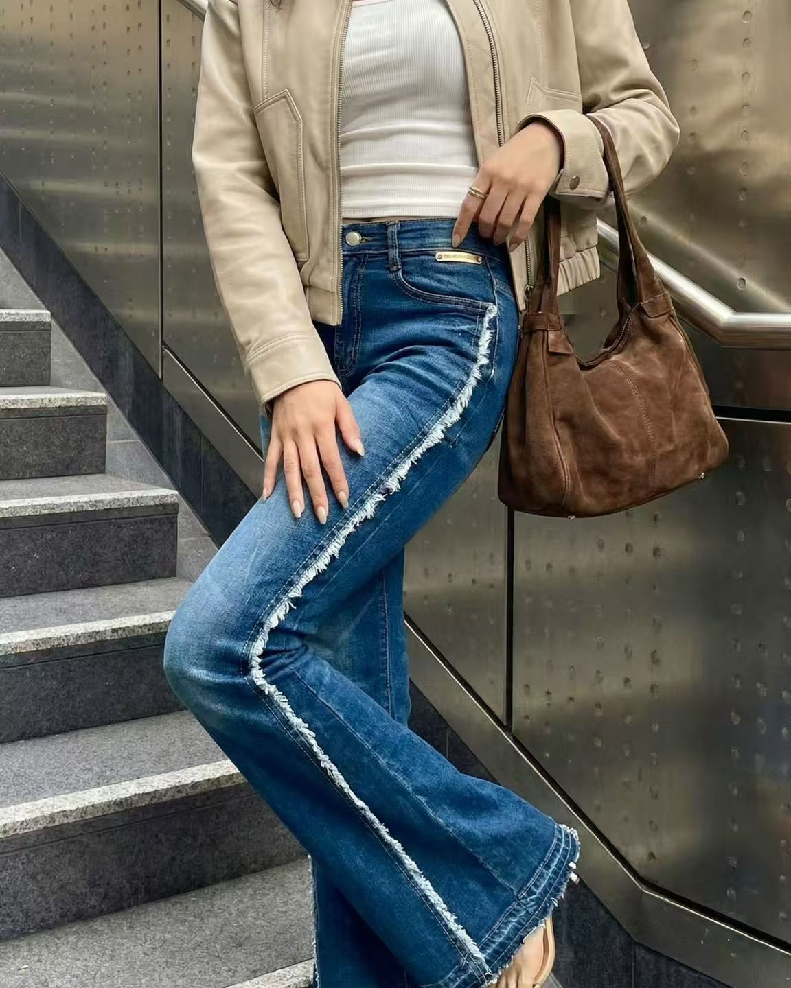 韓國 HowLuk 牛仔褲 (春季款)【H6018】