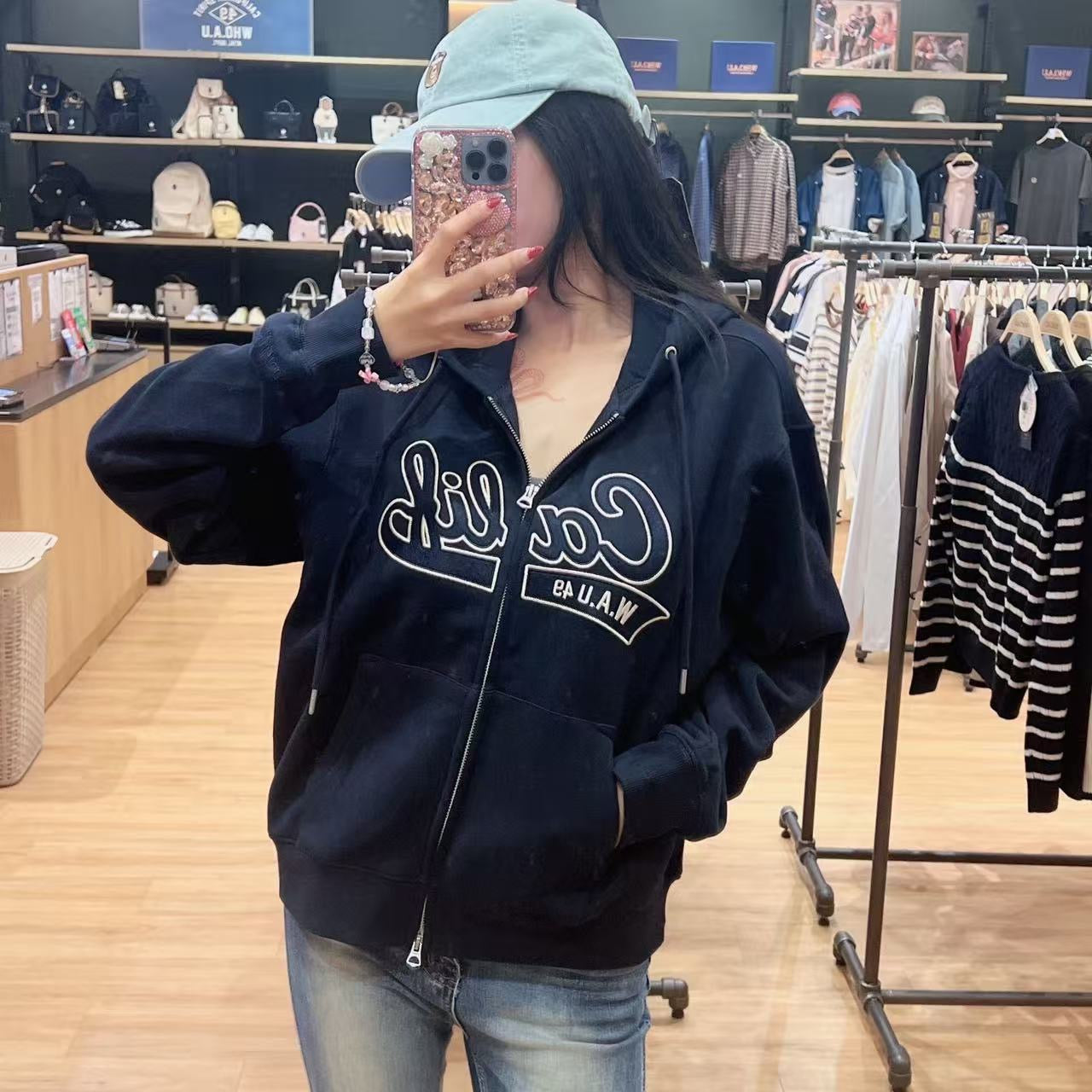韓國 Who.A.U Steve Hood Zip-up【WA190】