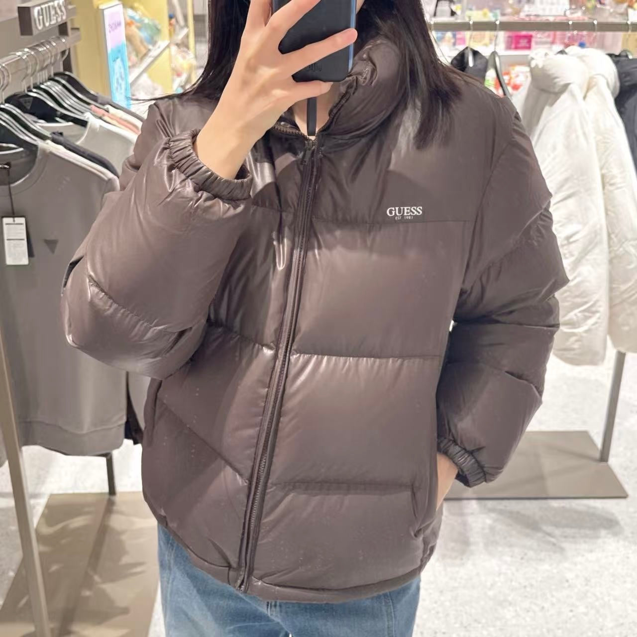 韓國 Guess Basic Puffer (鴨絨)【GU021】