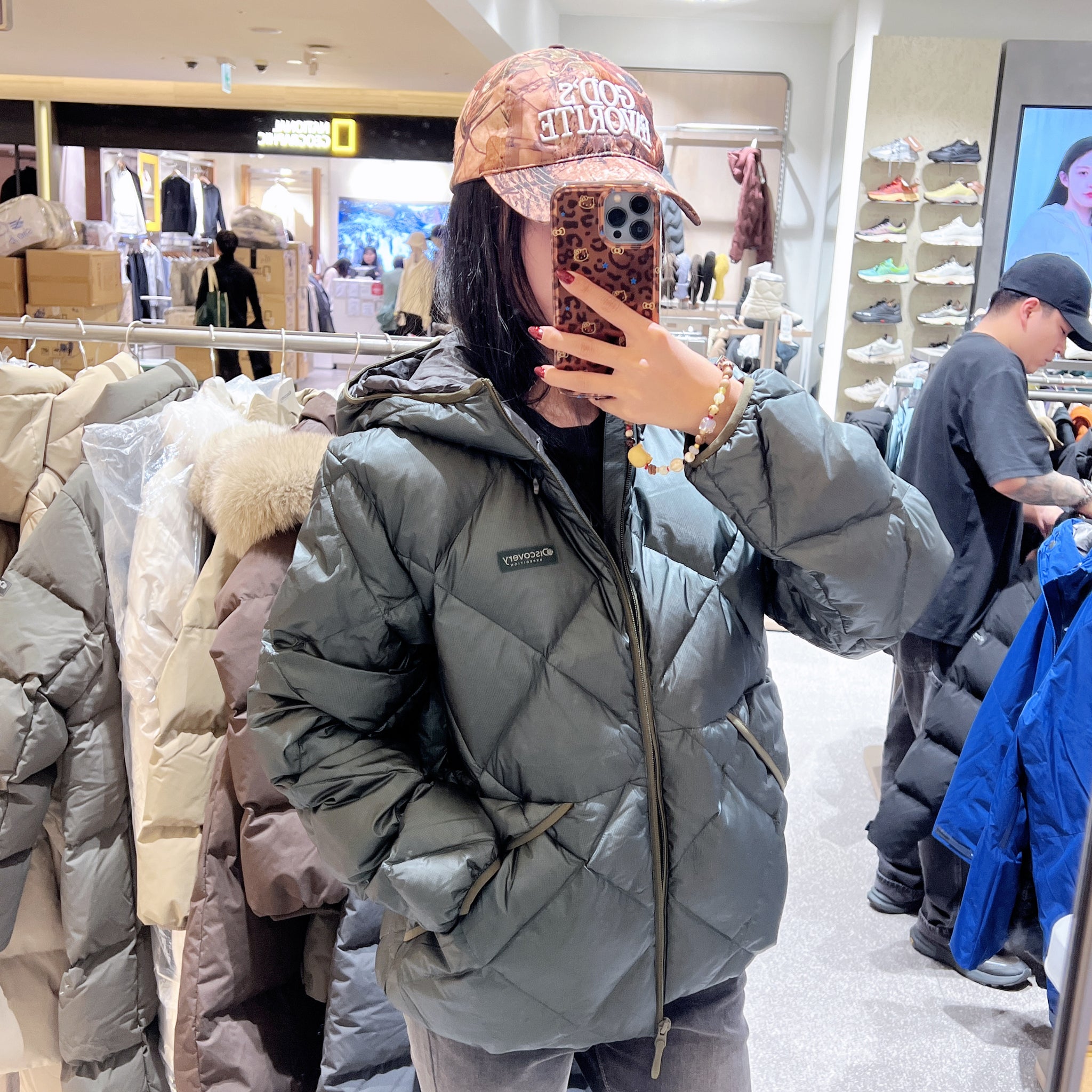 韓國 Discovery Men's Olbert New Quilted Goose Down Lightweight Padding (鵝絨)【DY051】