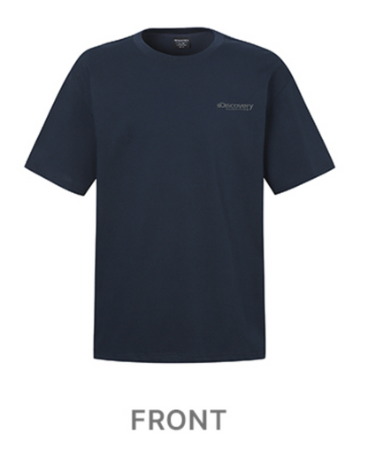 韓國 Discovery Fresh Event Line Graphic Short Sleeve T-Shirt【DY039】