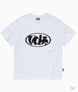 韓國 Video Jockey Oval Logo T-Shirt【VJ047】